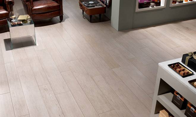 Carrelage imitation parquet en chene