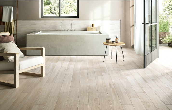 Carrelage type parquet