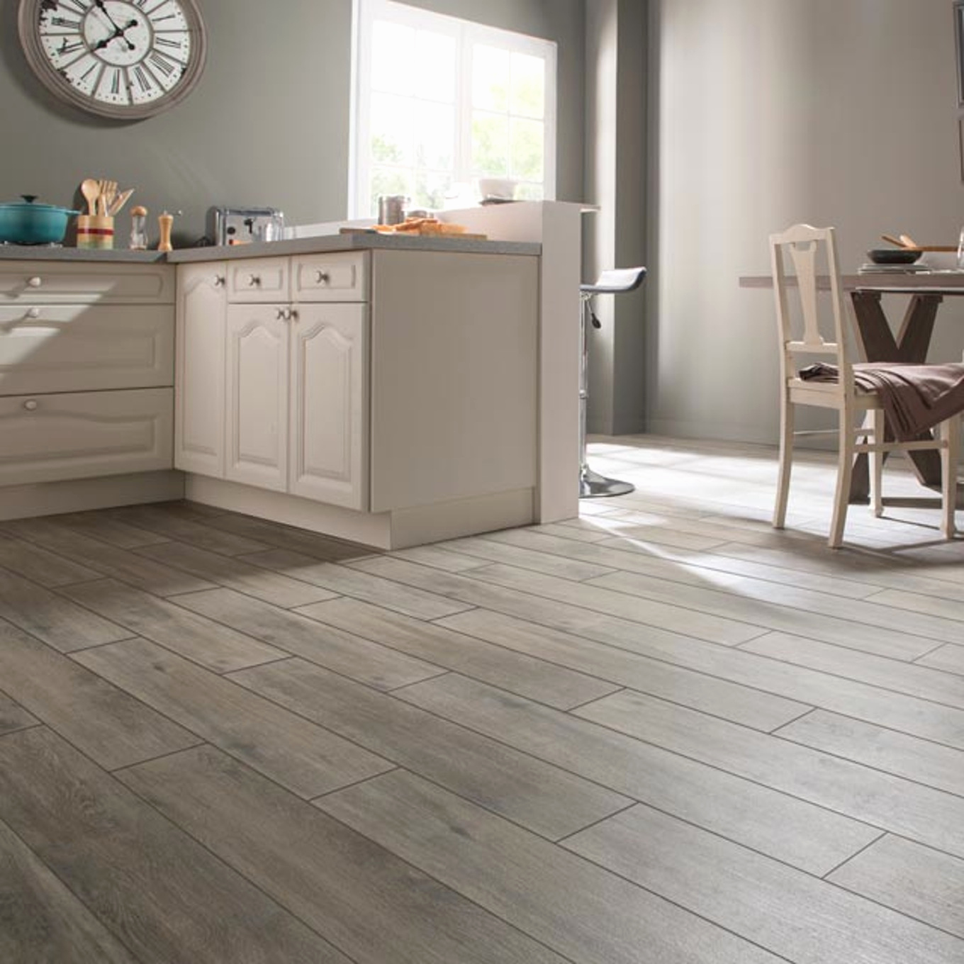 Carrelage imitation parquet vert