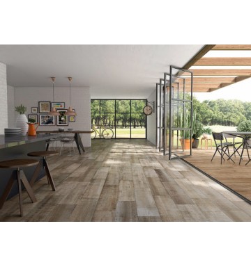 Carrelage imitation parquet roble