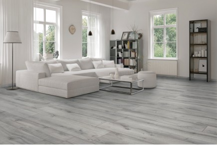 Carrelage gris chaud