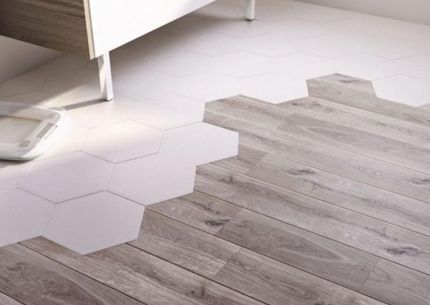 Carrelage exterieur sur plot imitation bois
