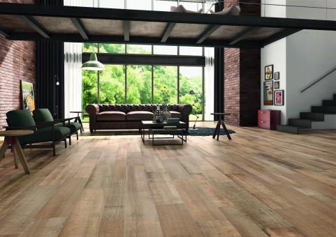 Carrelage imitation parquet salissant