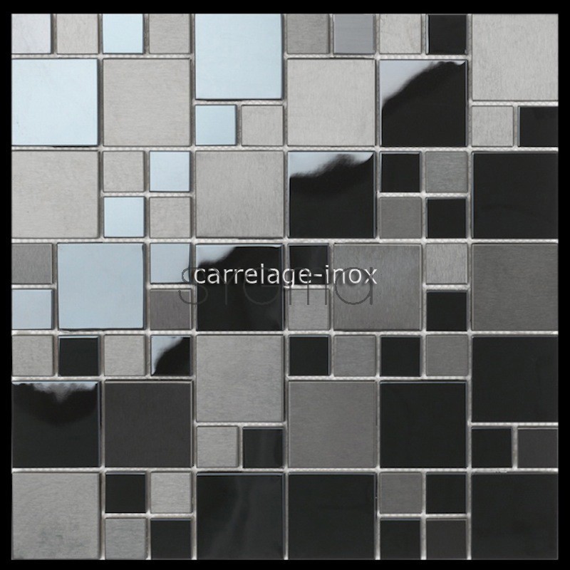 Carrelage cuisine inox