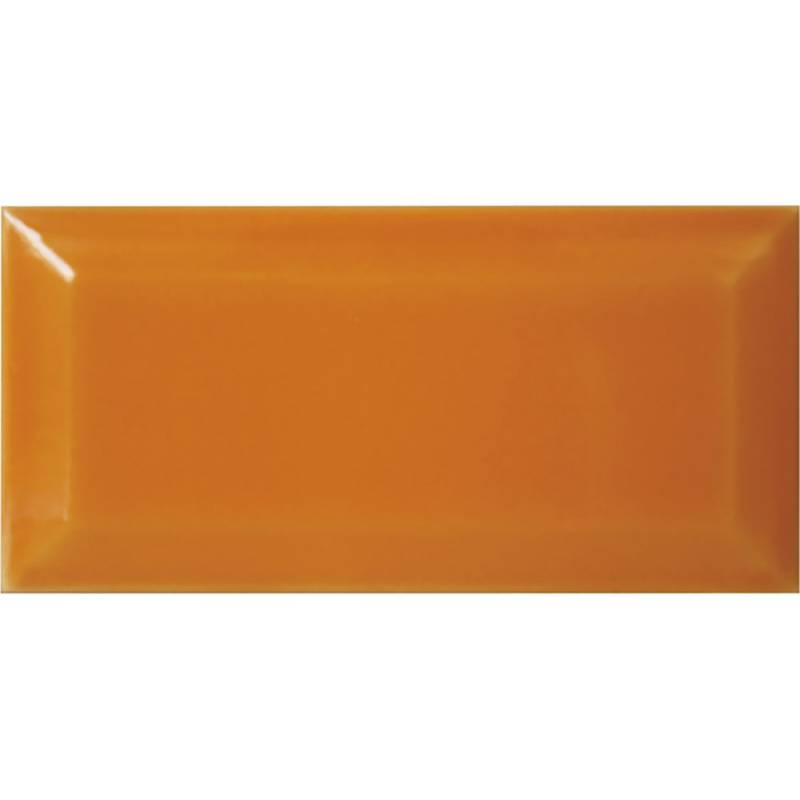 Carrelage orange brillant