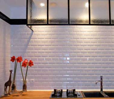 Carrelage metro cuivre