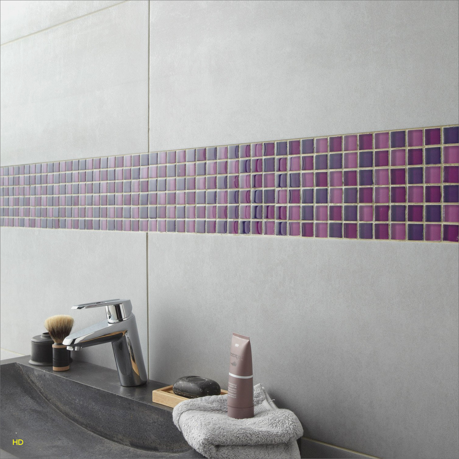 Carrelage metro gris clair