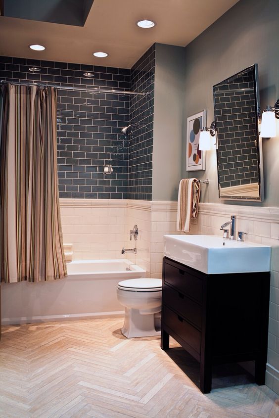 Carrelage metro pour salle de bain