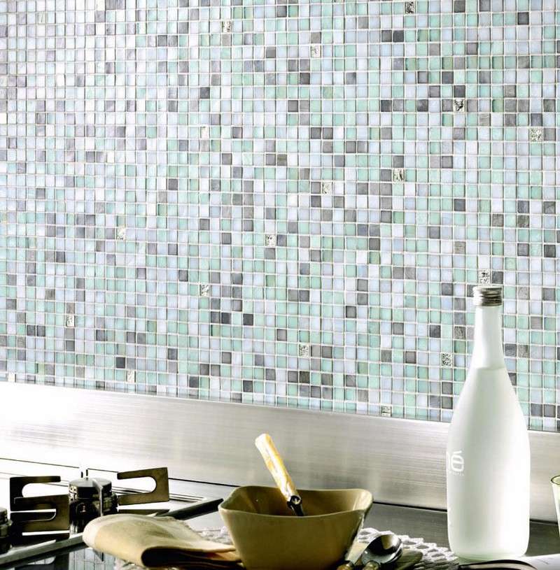 Carrelage mosaique credence