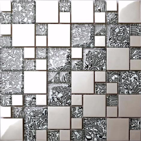 Carrelage mosaique or