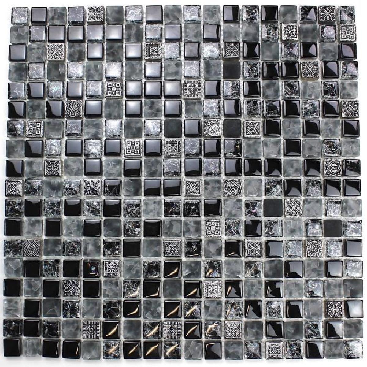 Carrelage mosaique or