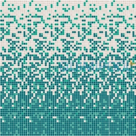 Carrelage mosaique dégradé