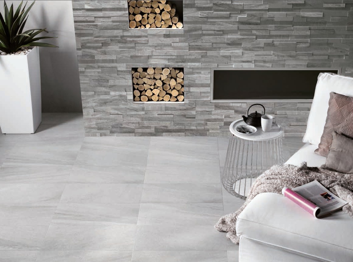 Carrelage mural cuisine imitation ardoise