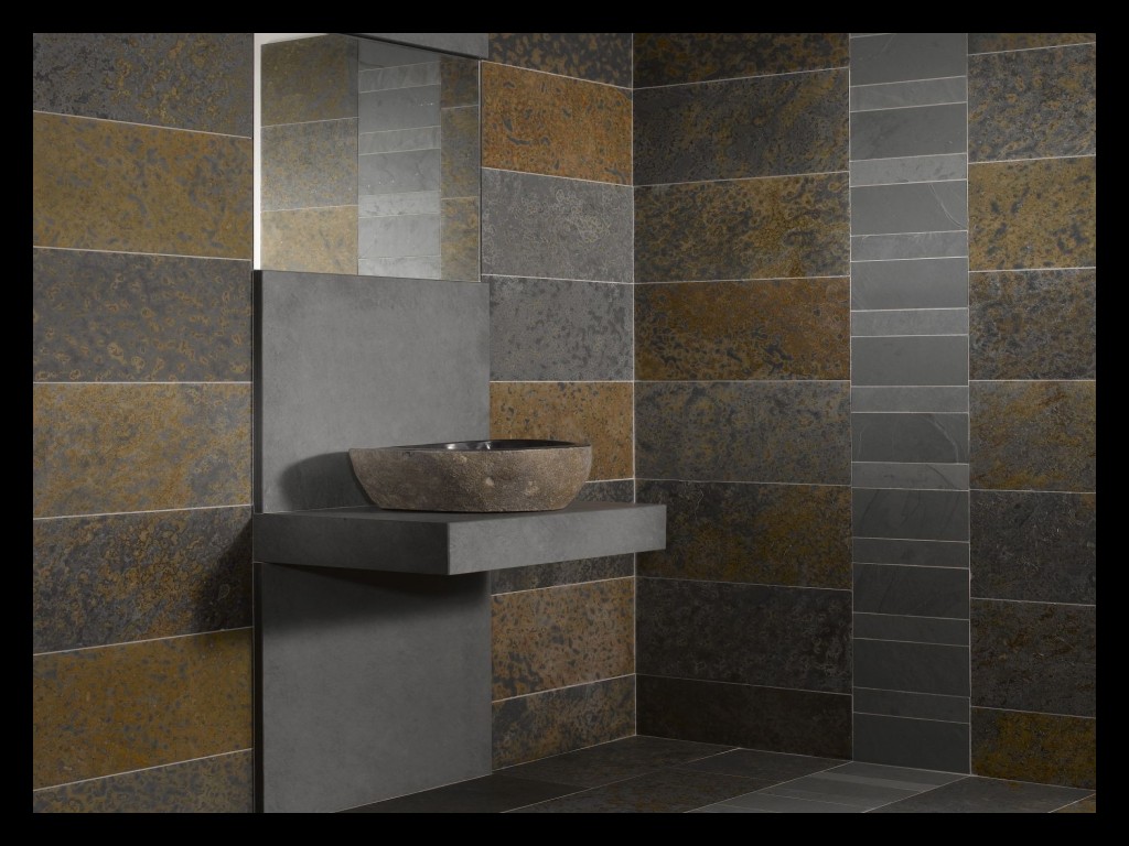 Carrelage magnetite ardoise