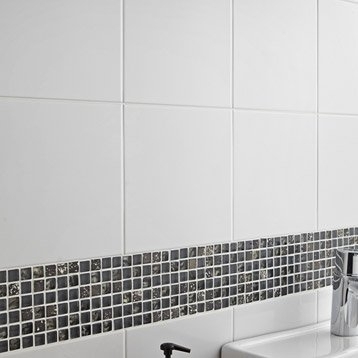 Carrelage blanc brillant 20 x 25