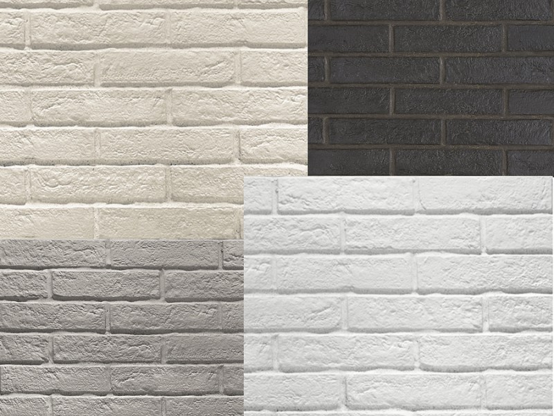Carrelage mural effet brique