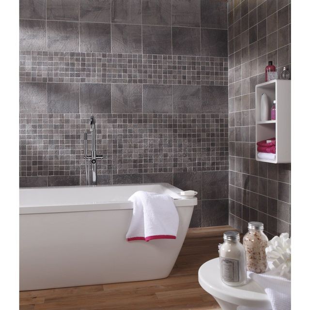 Carrelage mural cuisine 15x15 gris