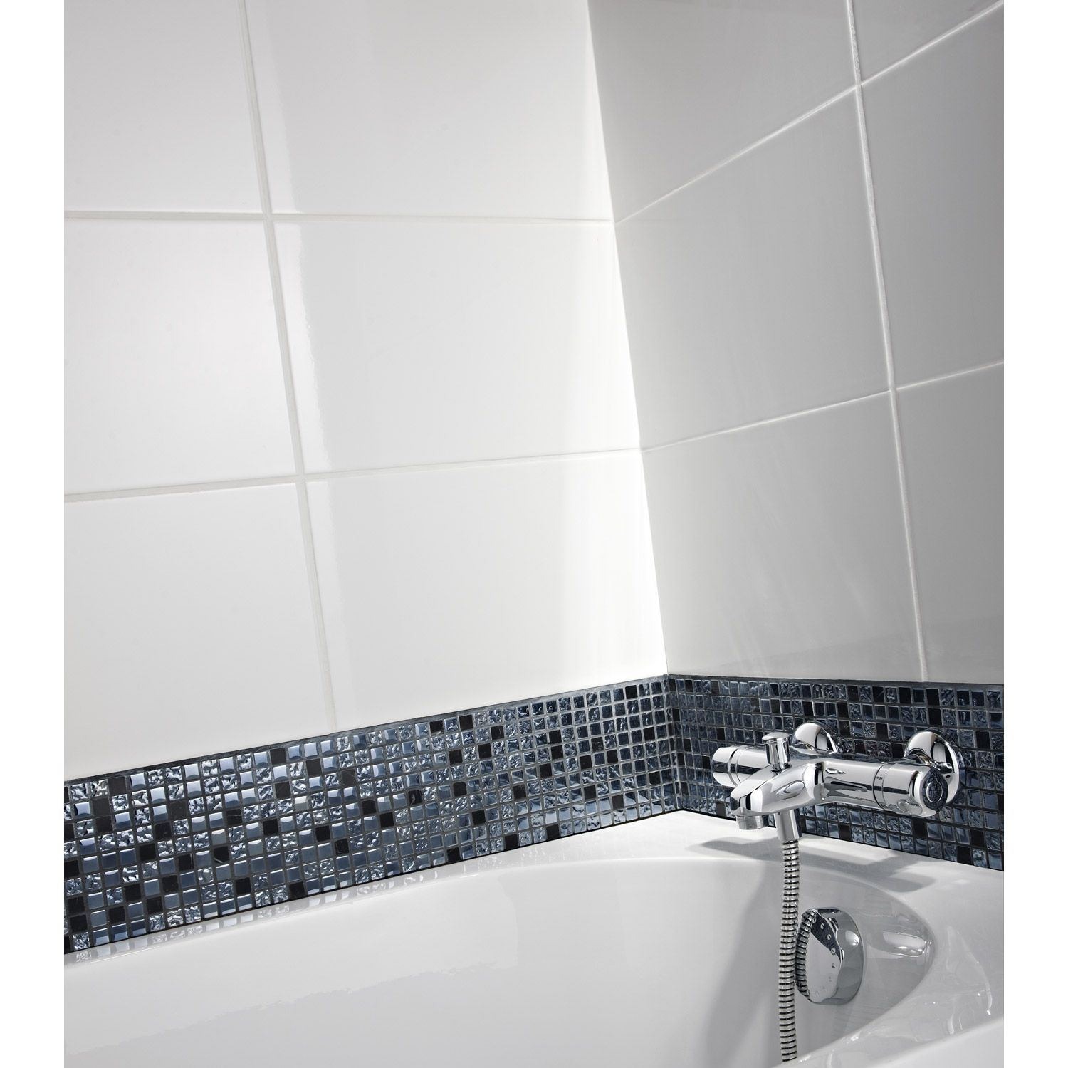 Carrelage blanc brillant 25 x 40