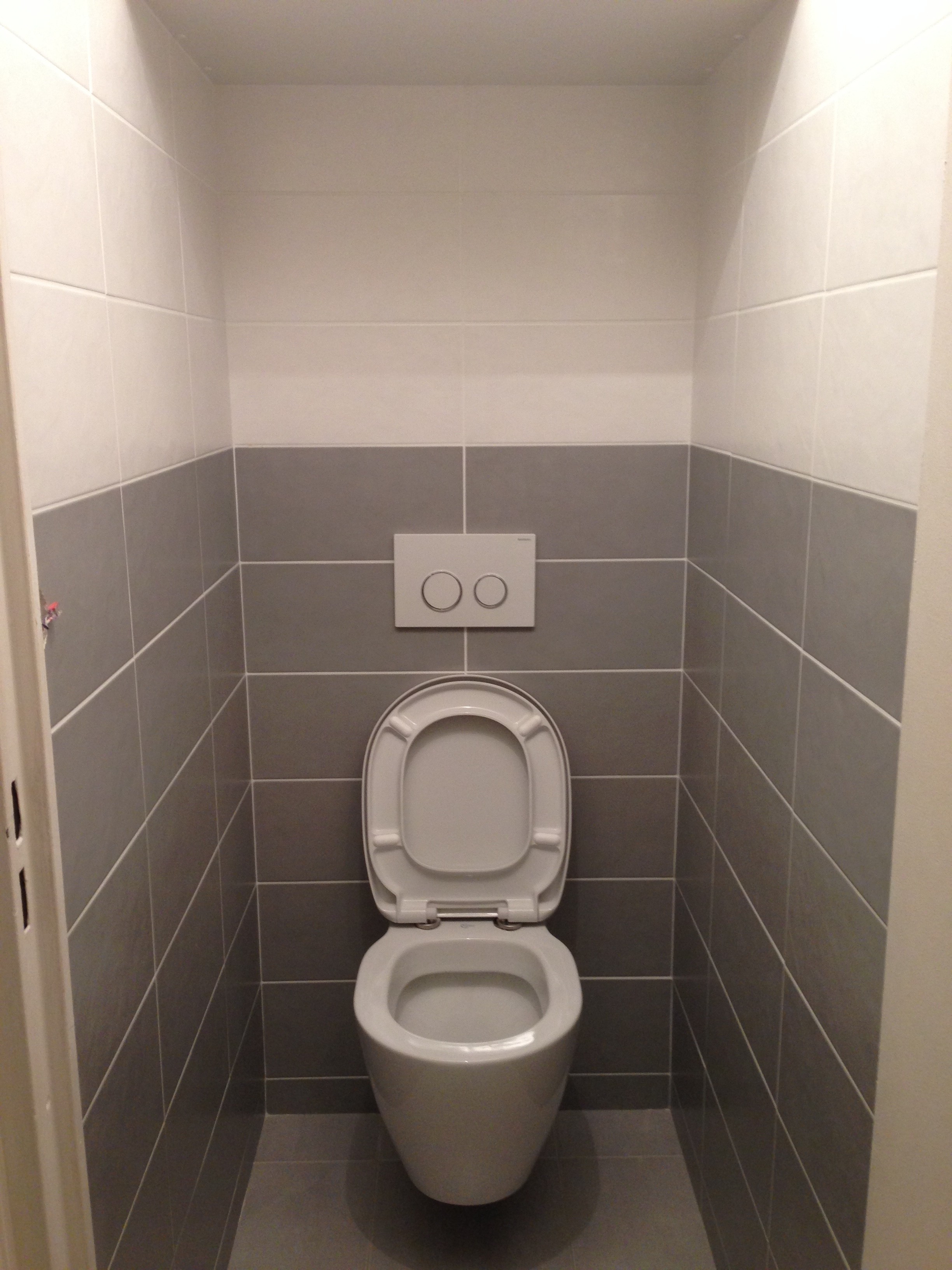 Carrelage inox wc