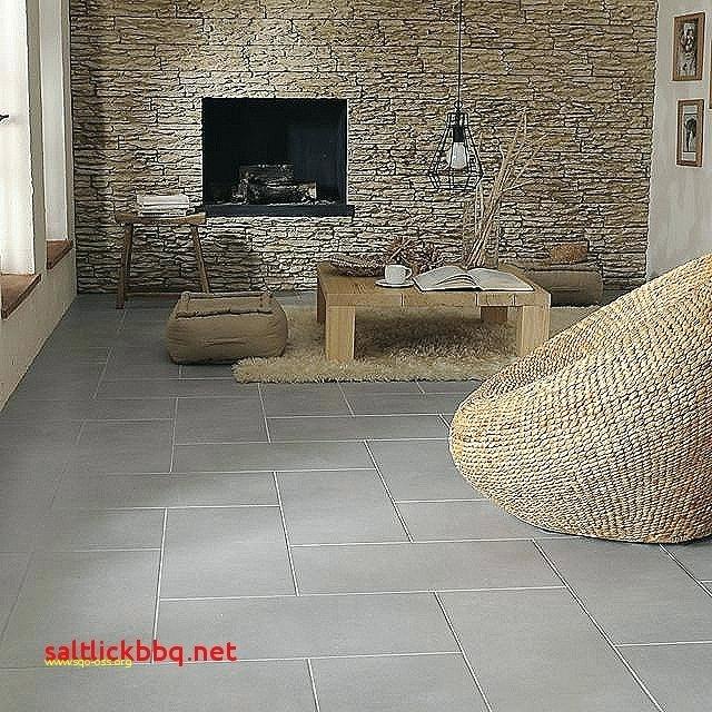 Carrelage gris brillant salon
