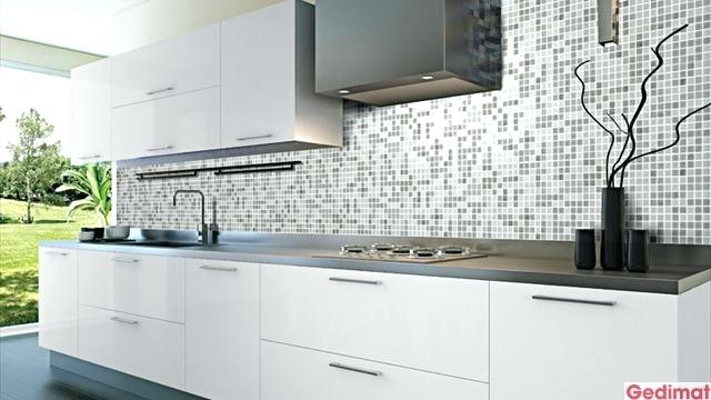 Carrelage mural cuisine en verre