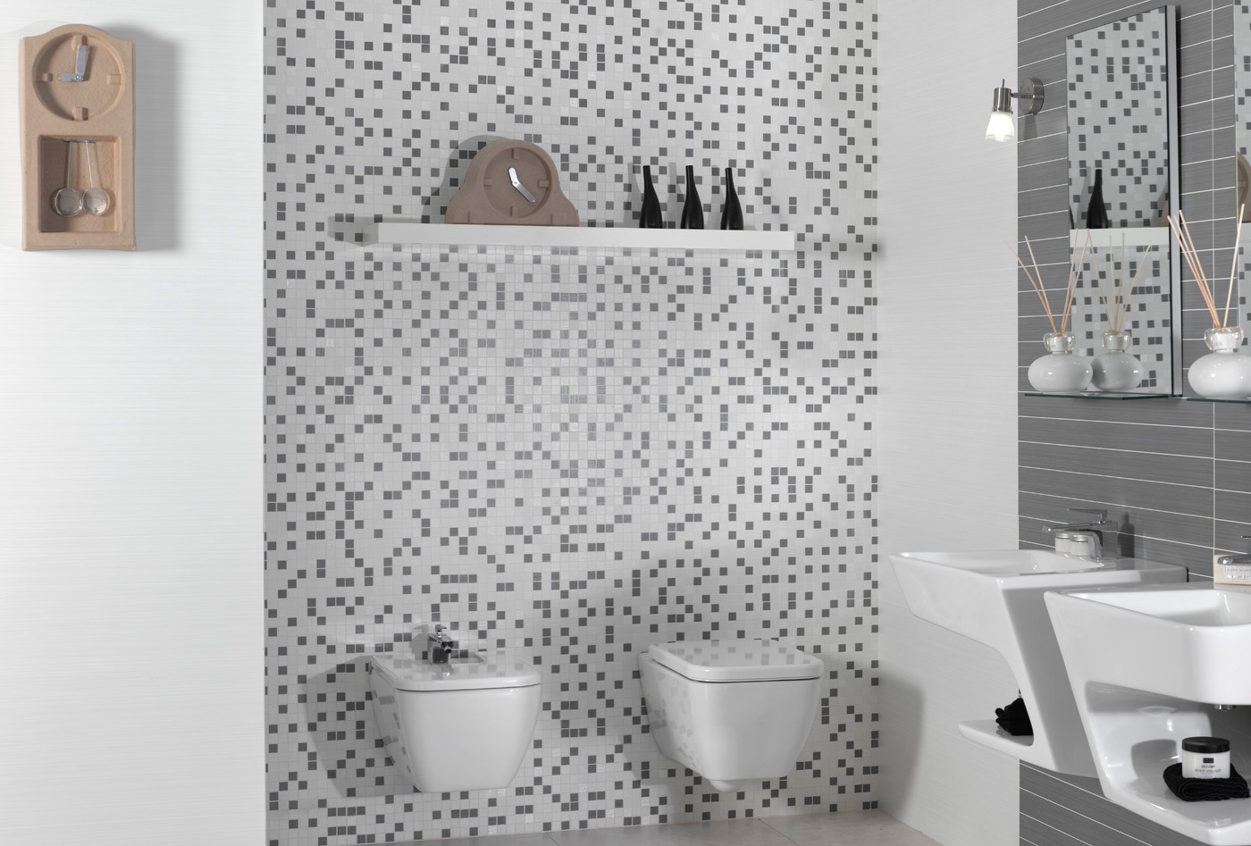Carrelage hotel gris