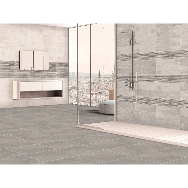Carrelage gris perle