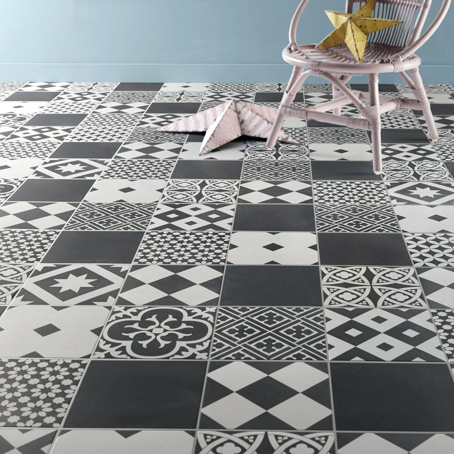 Carrelage motif ancien castorama