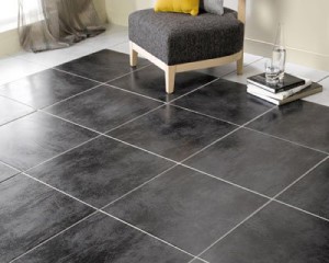 Carrelage gris nuancé