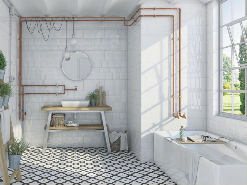Carrelage retro pas cher