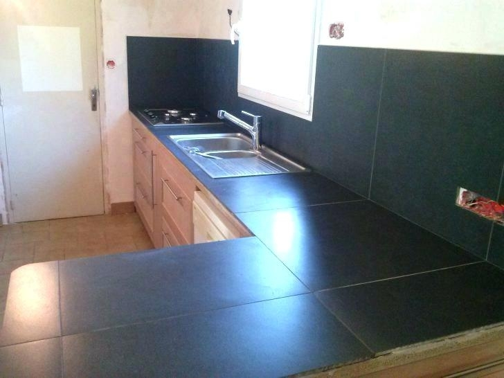 Plan de travail cuisine carrelage