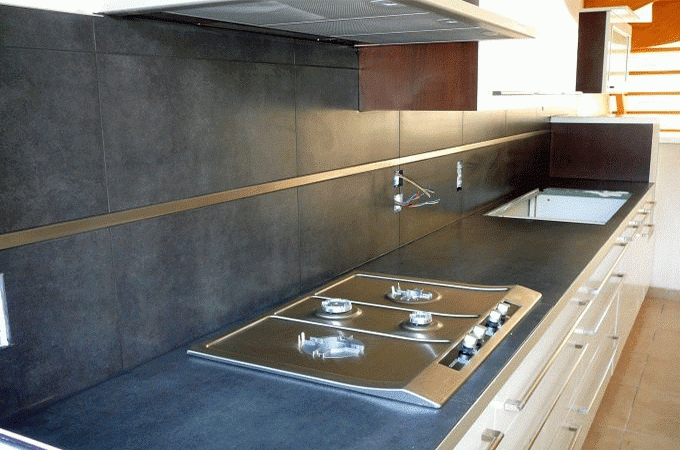 Carrelage plan de travail
