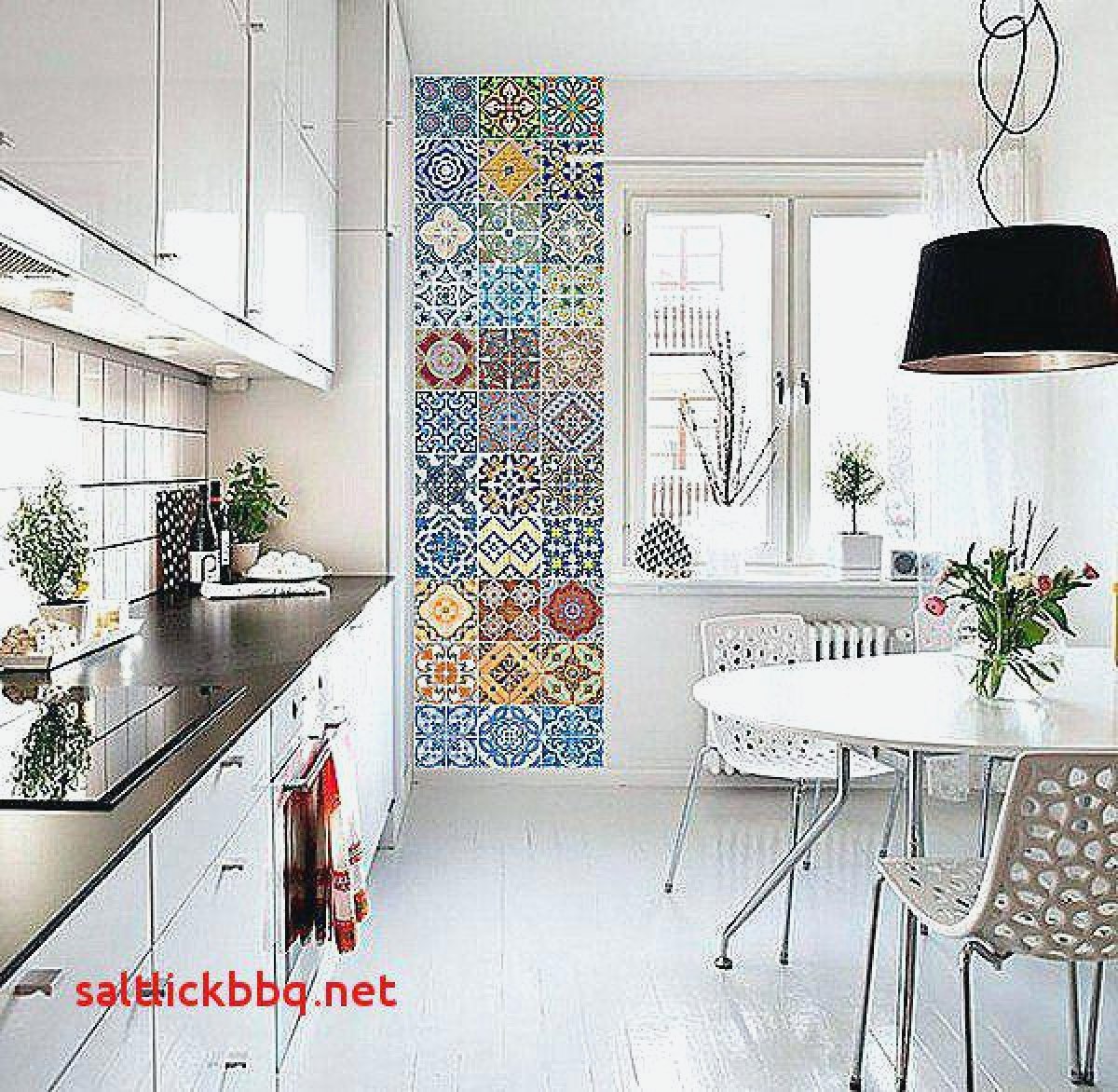 Stickers carrelage sol cuisine
