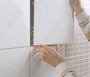 Carrelage à coller sur ancien carrelage mural