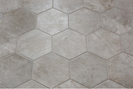 Carrelage hexagonal beige