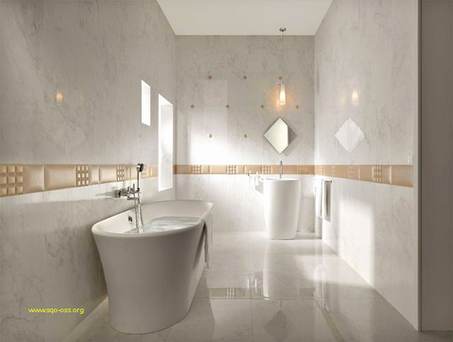 Carrelage salle de bain blanc beige