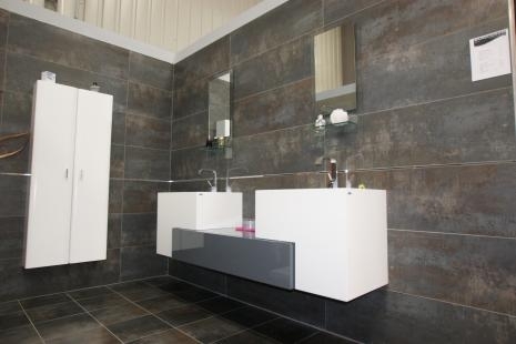 Carrelage gris salle de bain pas cher