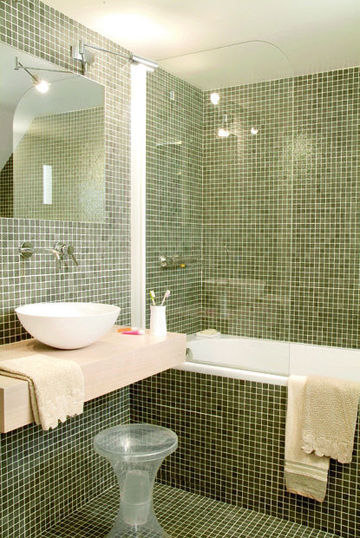 Carrelage salle de bain mosaique