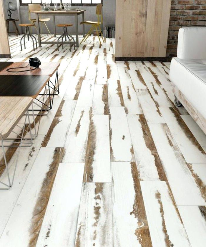 Carrelage imitation parquet style industriel