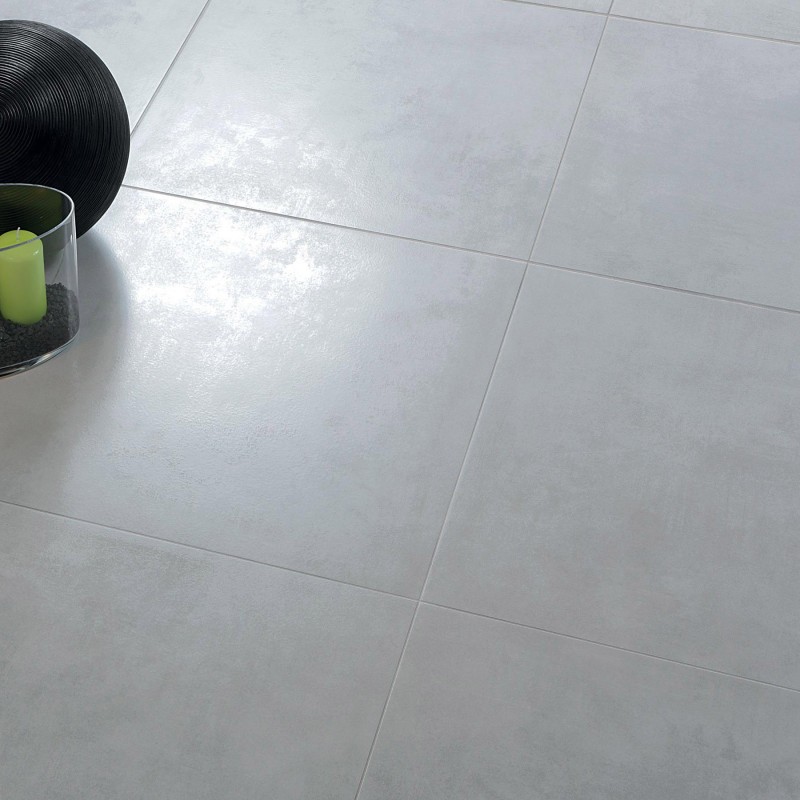 Carrelage hexagonal gris clair
