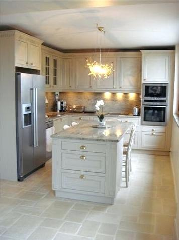 Sol cuisine sur carrelage
