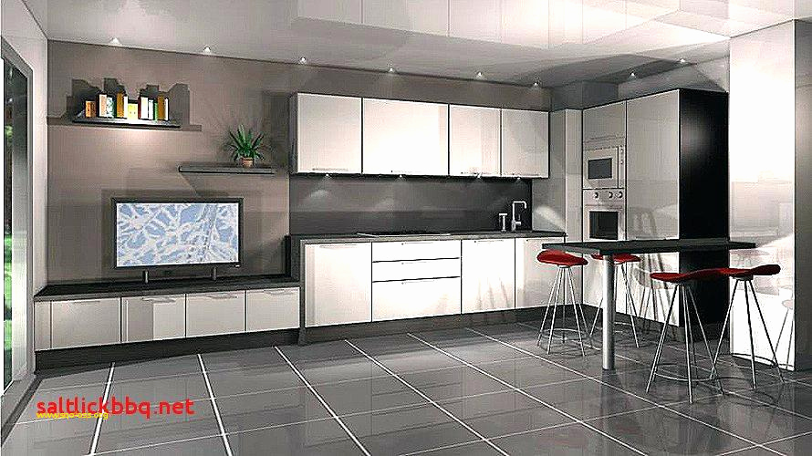 Carrelage sol cuisine gris