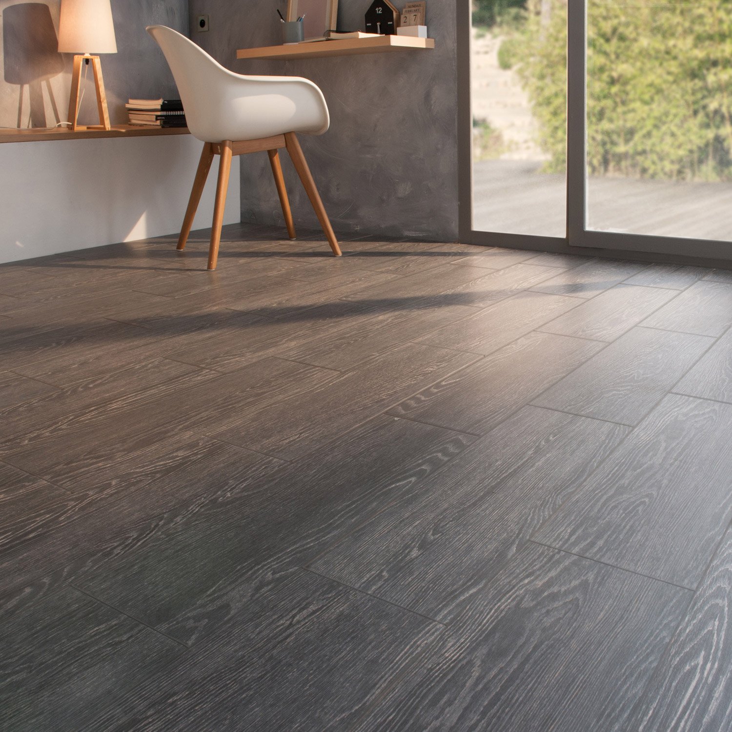 Carrelage multiformat anthracite