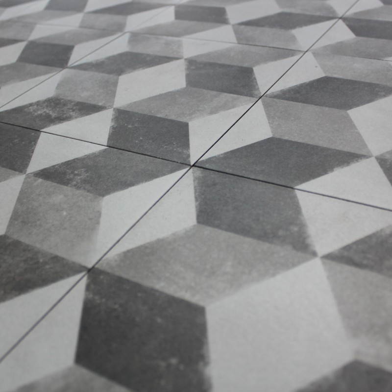 Carrelage imitation carreaux de ciment uni