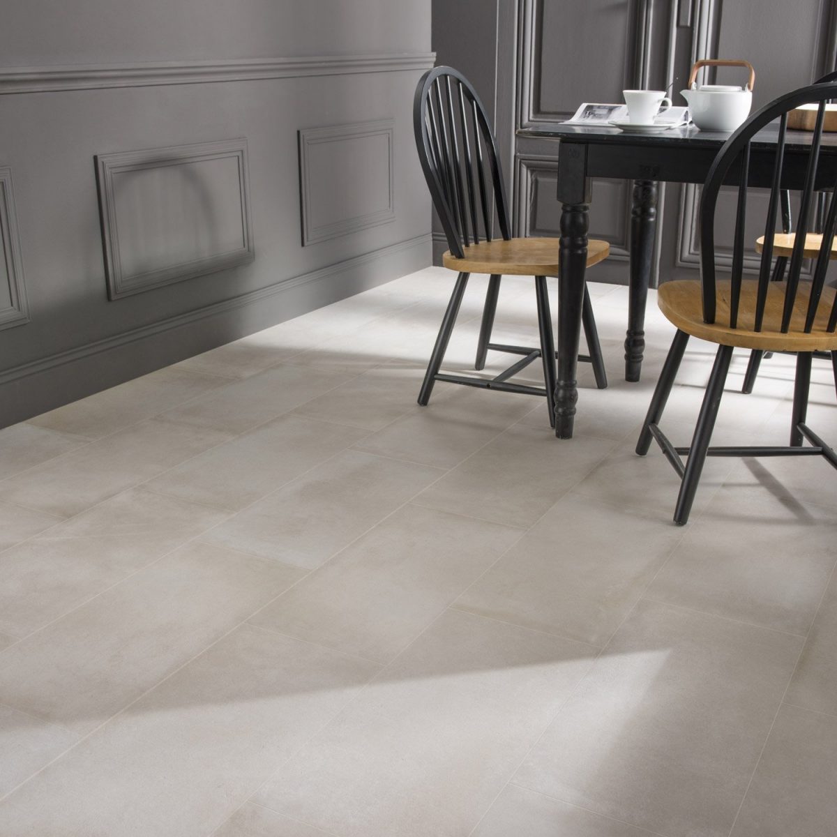 Carrelage a clipser blanc