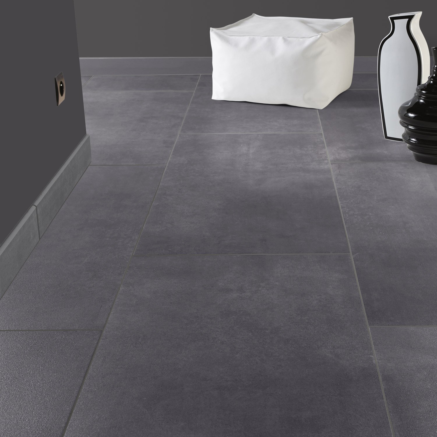 Carrelage gris brume leroy merlin