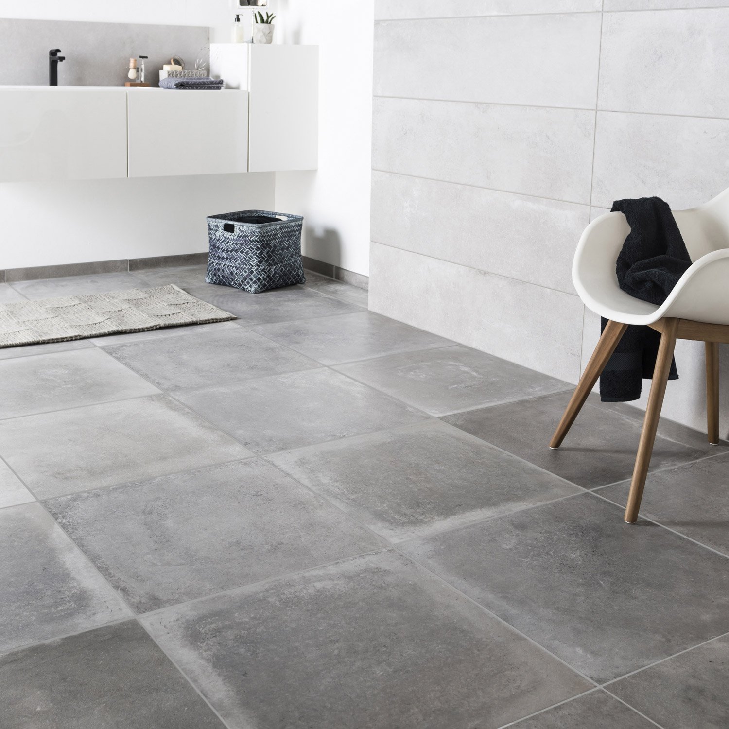 Carrelage gris beton 60x60