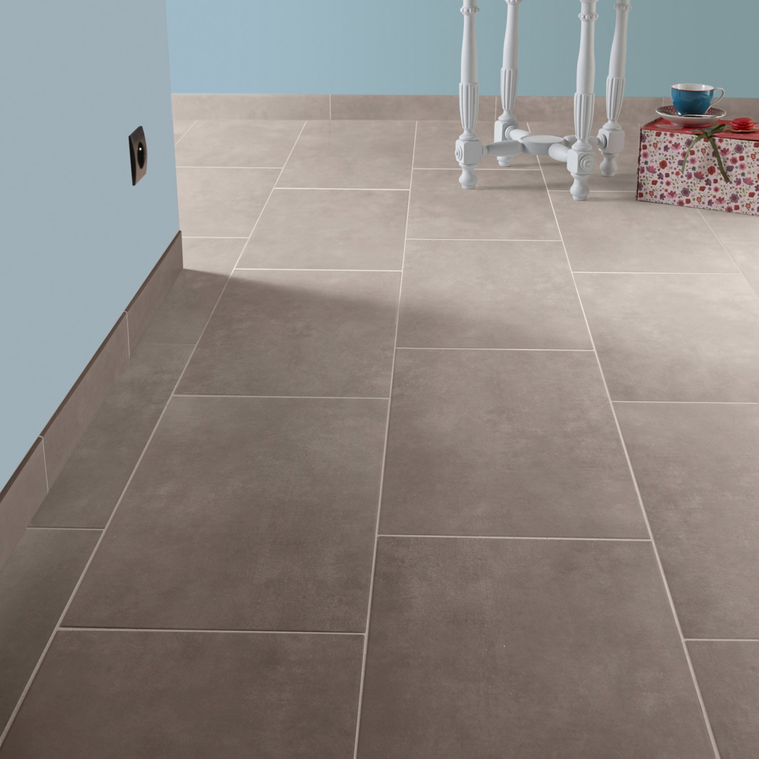 Carrelage oslo gris zingué