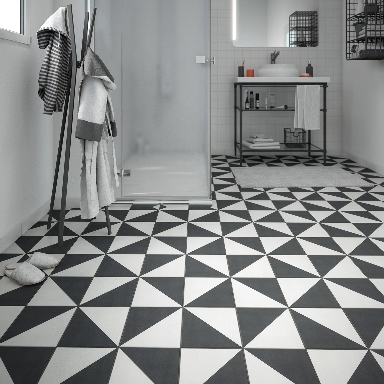 Carrelage gatsby artens noir