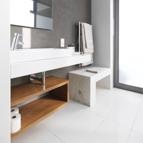 Carrelage blanc brillant pour mur